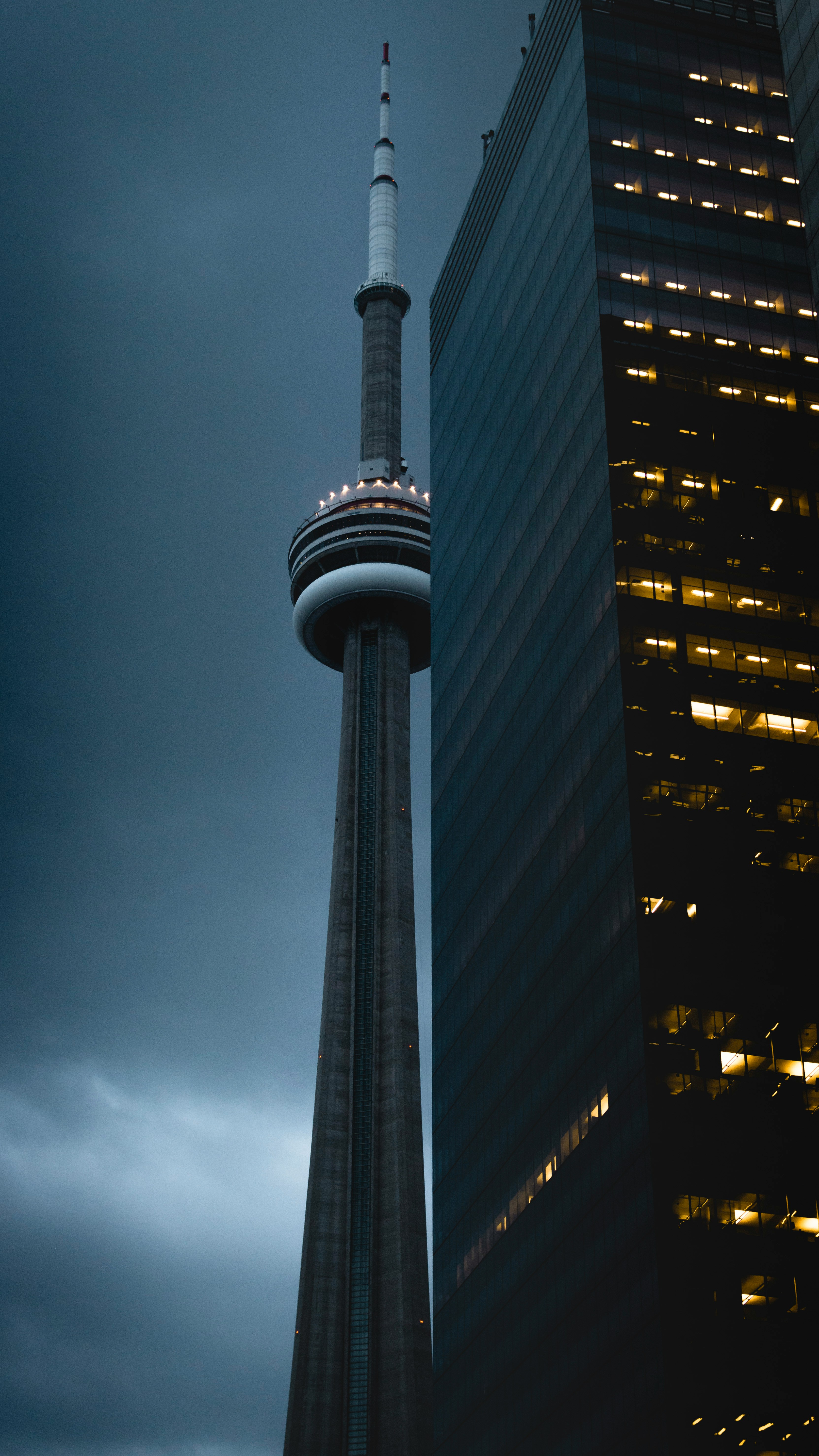 Canadian cityscape at night — casino resort destination